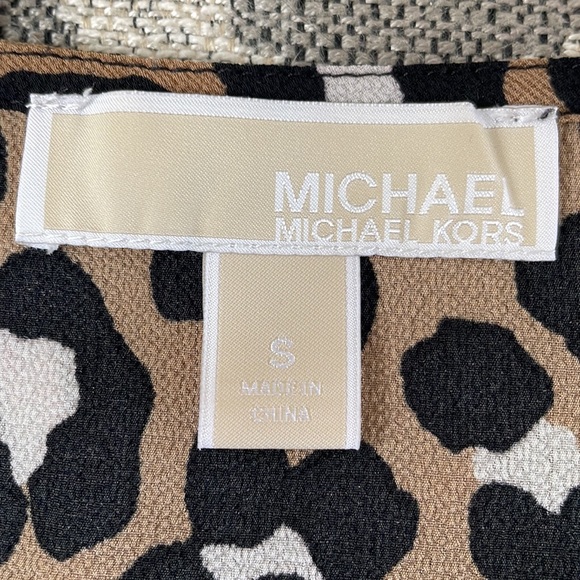 Michel Kors Animal Print Blouse, Size S - Picture 5 of 5